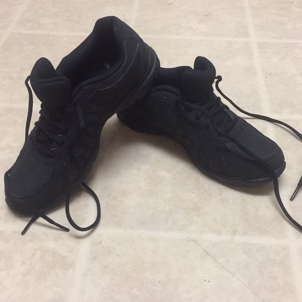 Black Slip-Resistant Sneakers, Gently Worn
